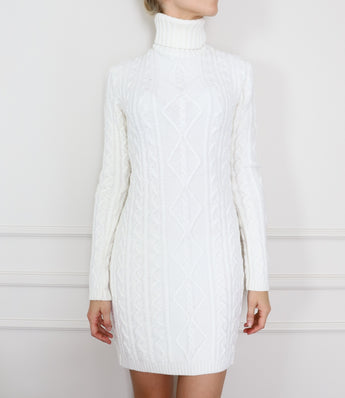 Knitted polo dress