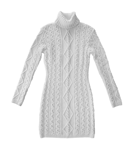 Knitted polo dress